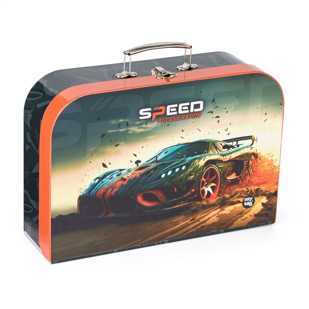 Levně Karton P+P Kufřík lamino 34 cm auto