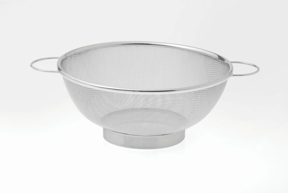 Levně cedník d25cm stojící, 2ucha, síto NR