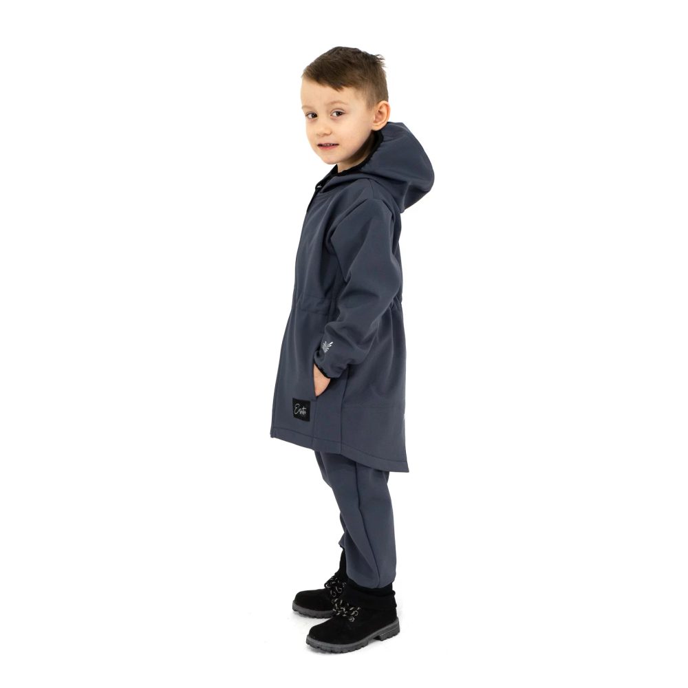 Levně ESITO Dětská parka Elega Grey - šedá / 86 - 140 šedá