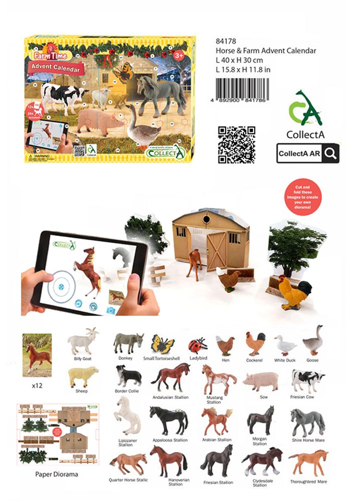 Levně Adventní kalendář-farma a koně