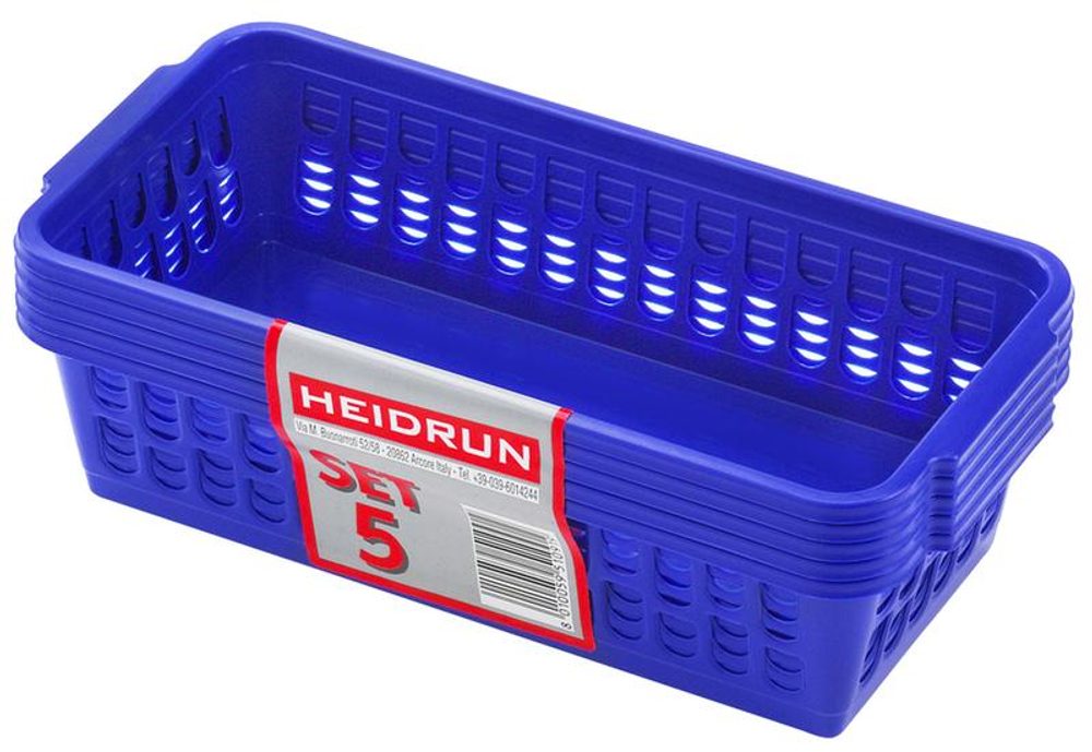 Levně heidrun KOŠÍK PLASTOVÝ 5KS, 20,5X10X6,5CM