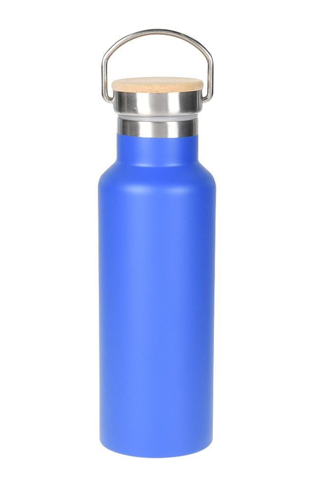 Levně EXCELLENT HOUSEWARE Termoska dvoustěnná s rukojetí 0,5 l modrá KO-170700470modr