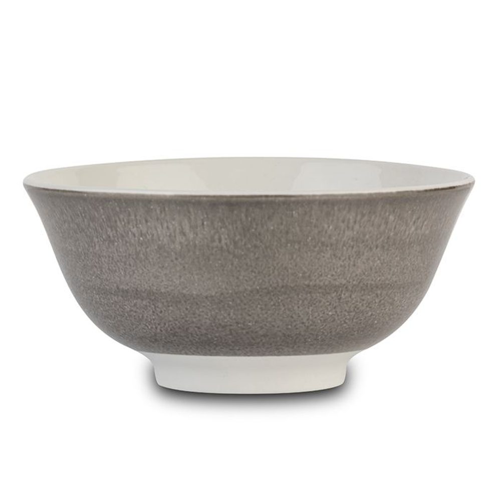 Levně miska d15,0cm, šedá ALEXANDRA, cereálie, porcelán