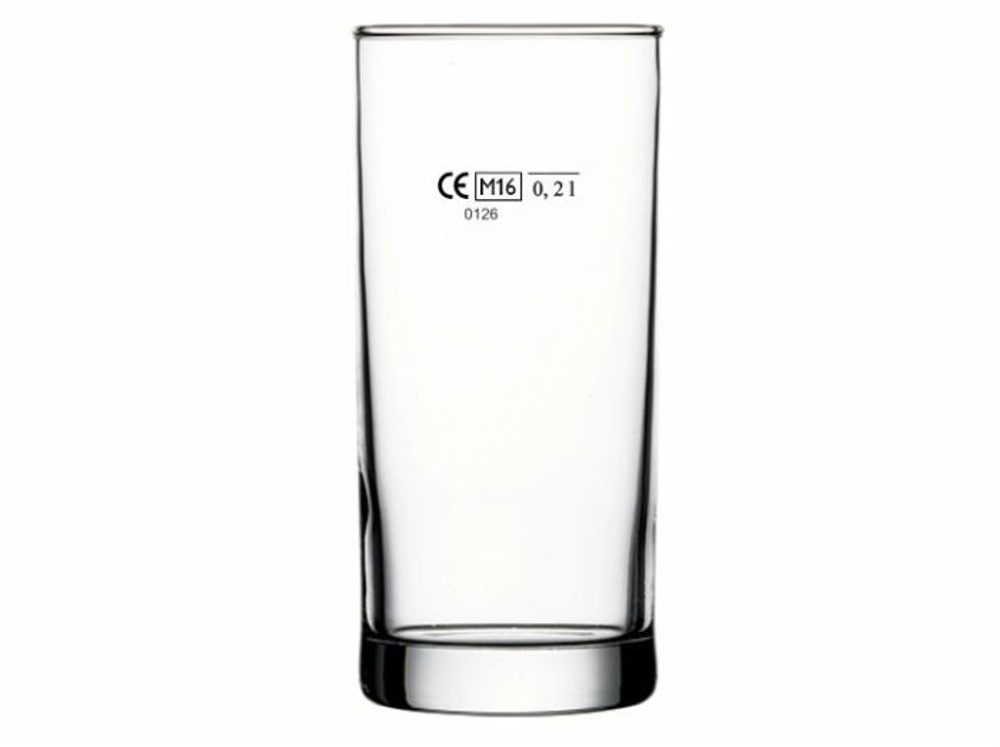 Levně sklen. 200ml, 1ks, DISCO cejch, v.13,5cm