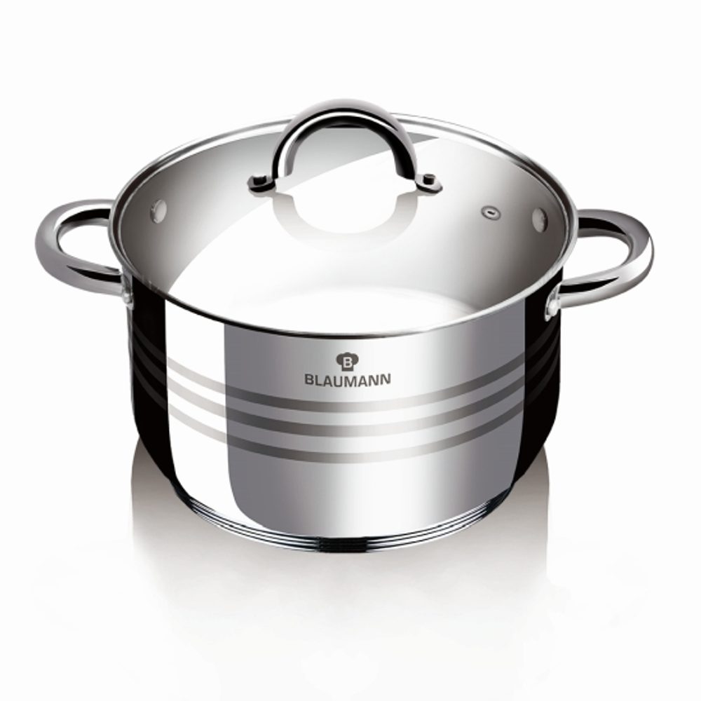 Levně BLAUMANN Hrnec s poklicí nerez 16 cm Gourmet Line BL-1006