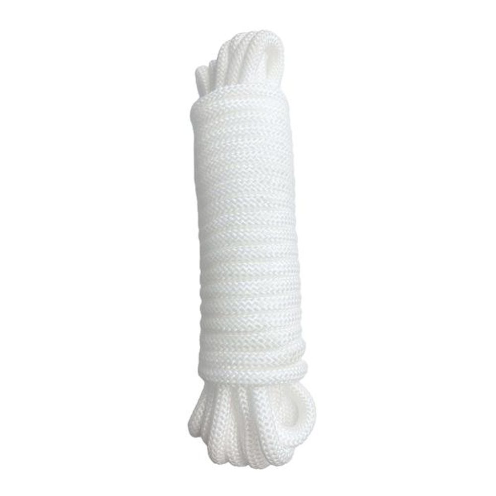 Levně TORO LANO PLETENÉ 10Mx8MM, BÍLÉ, NOSNOST 200KG