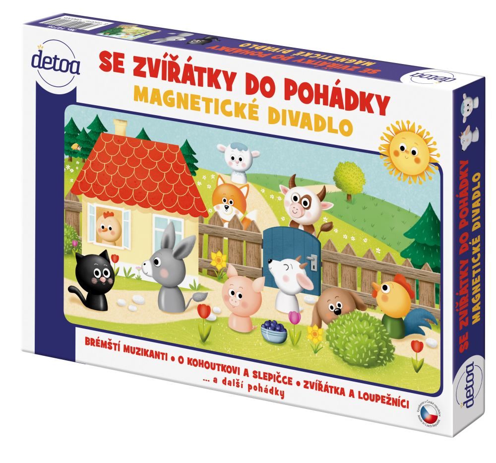 Levně Magnetické divadlo se zvířátky do pohádky