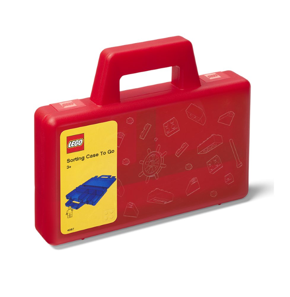 Levně LEGO úložný box TO-GO - červená