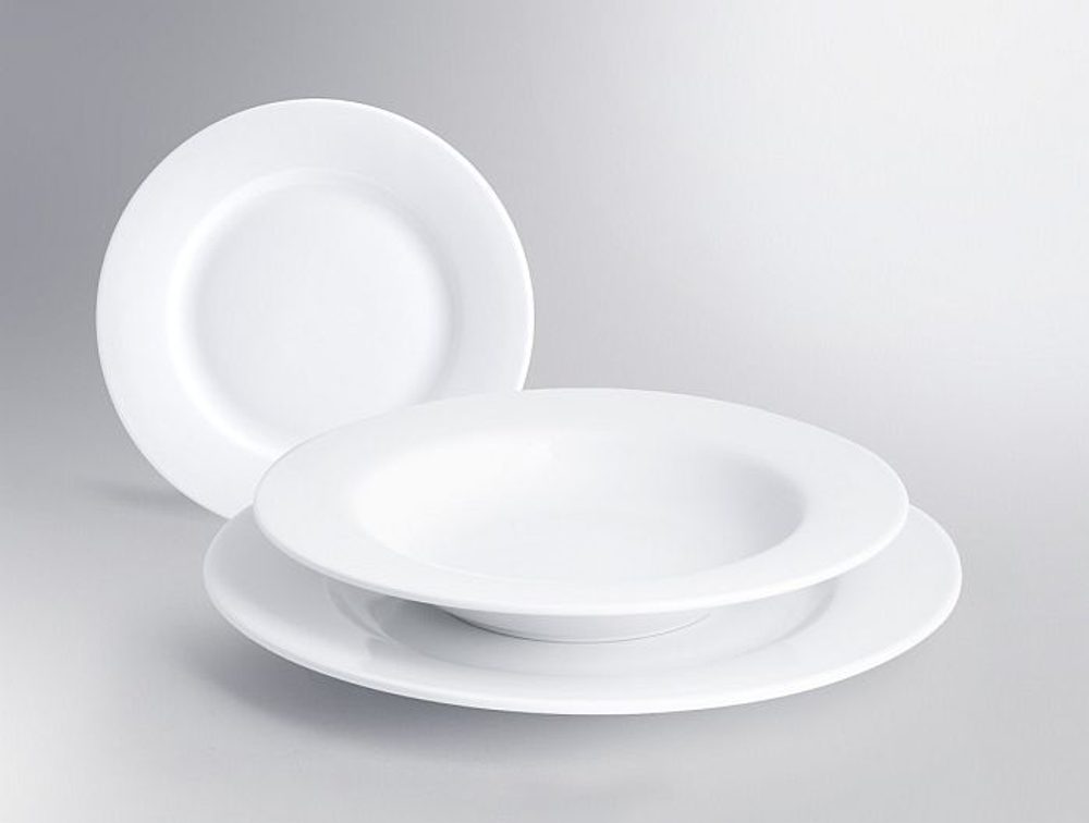 Levně soupr.18díl.jídelní PURE Premium, silný, bílý porcelán