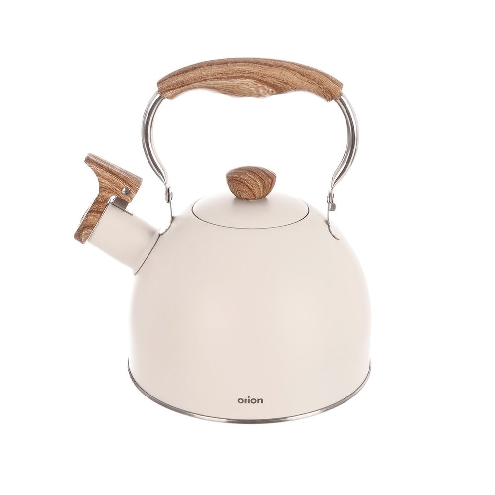 Levně Čajník s píšťalou BEIGE 1,5 l