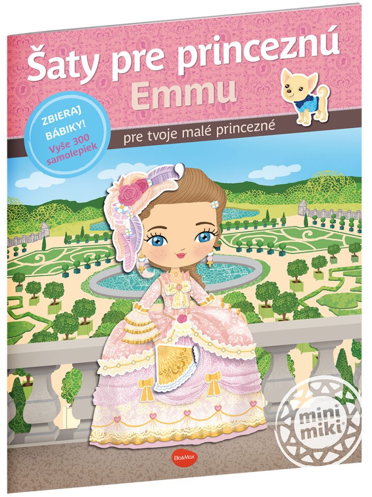 Levně Šaty pro princeznú EMMU ─ Kniha samolepiek