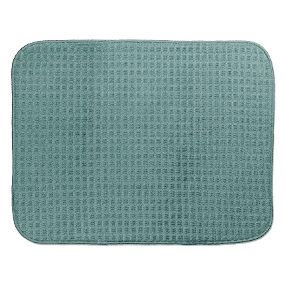 Levně KELA Odkapávací podložka na nádobí RAPIDA 50 x 39 cm tmavě zelená KL-11708