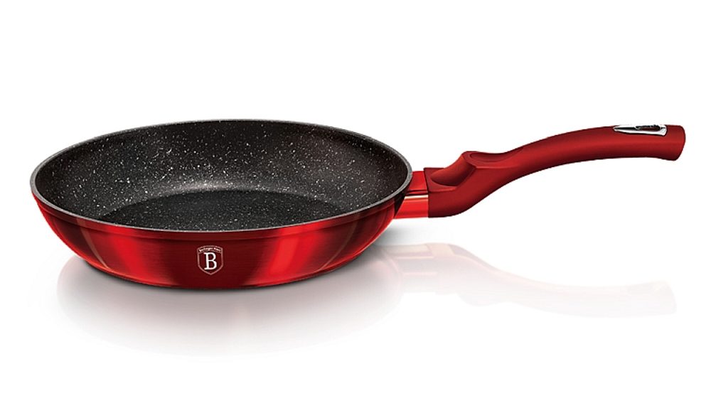 Levně BERLINGERHAUS Pánev s mramorovým povrchem 24 cm Burgundy Metallic Line BH-1252
