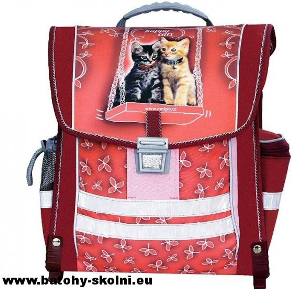 Levně EMIPO Školní aktovka Happy cats