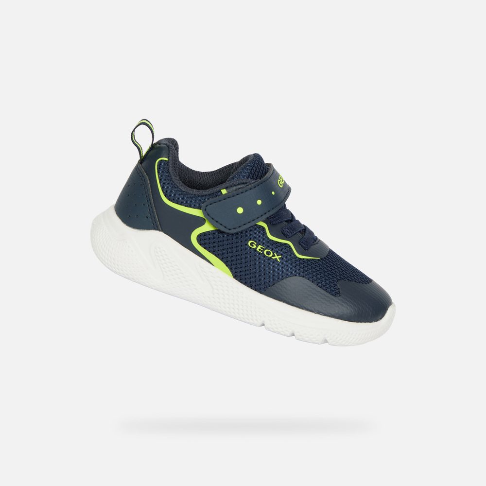 Levně Tmavě modré chlapecké tenisky Geox Sprintye - 21