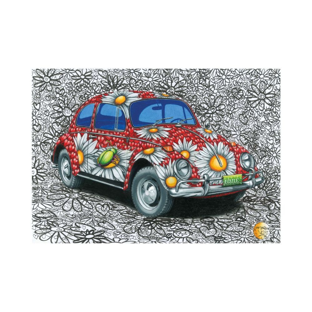 Levně MALOVANÝ VW BROUK 500 Puzzle