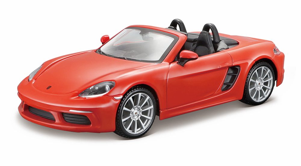 Levně Bburago 1:24 Plus Porsche 718 Boxster Orange