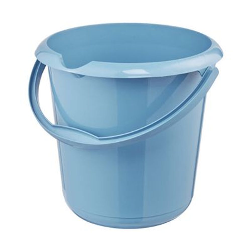 Levně vědro 10l s výlev. ECO modrá, d30x28cm, plast
