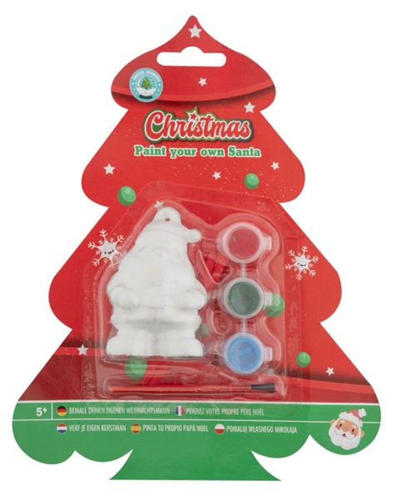 Levně RMS SANTA 8,5 CM + 3 BARVY + ŠTĚTEC