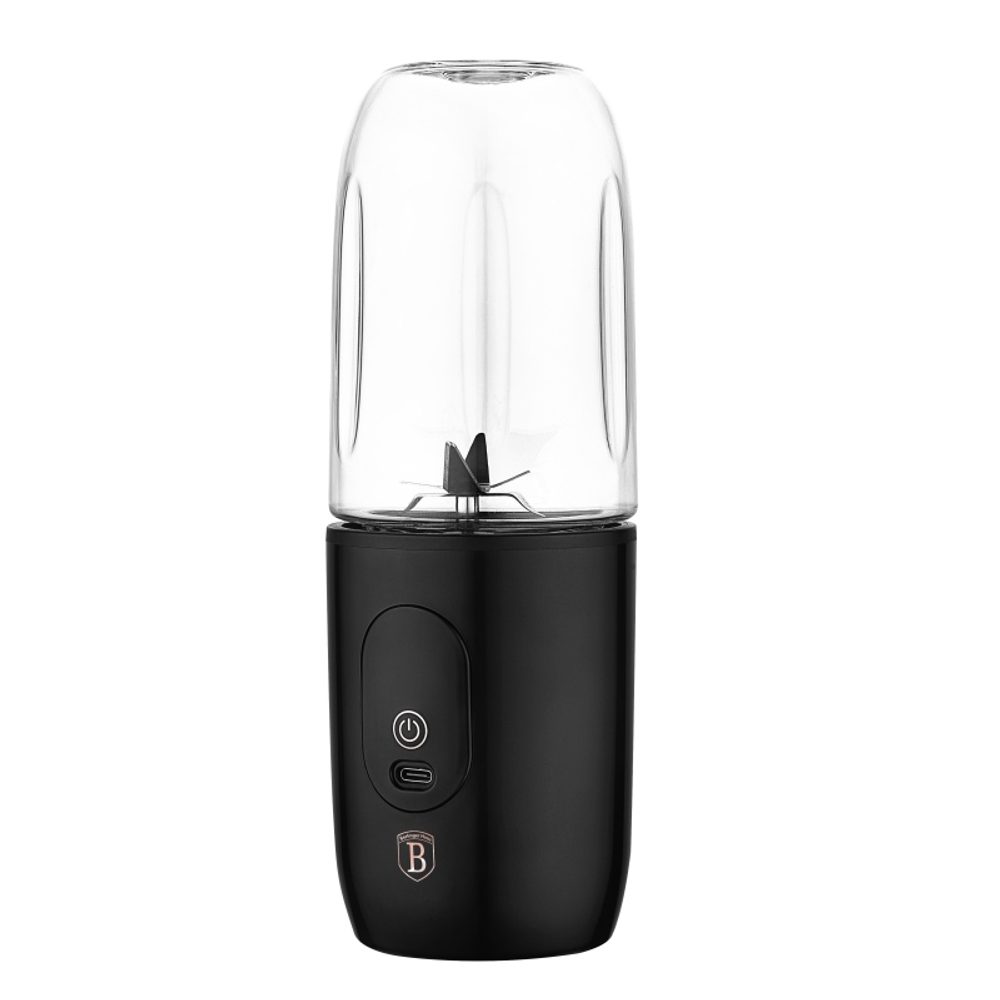 Levně BERLINGERHAUS Smoothie mixér přenosný s USB Black Rose Collection BH-9507