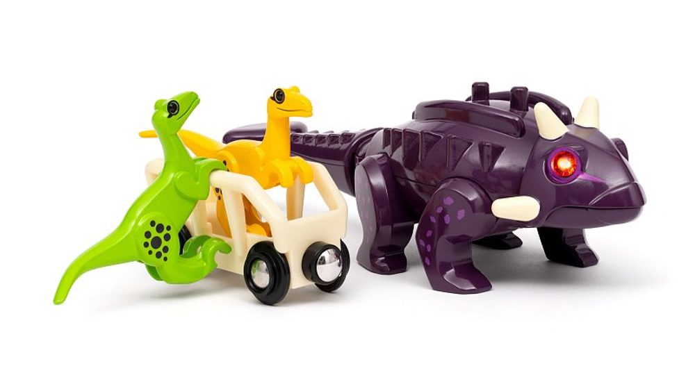 Levně BRIO Vlaková sada dinosauří útok
