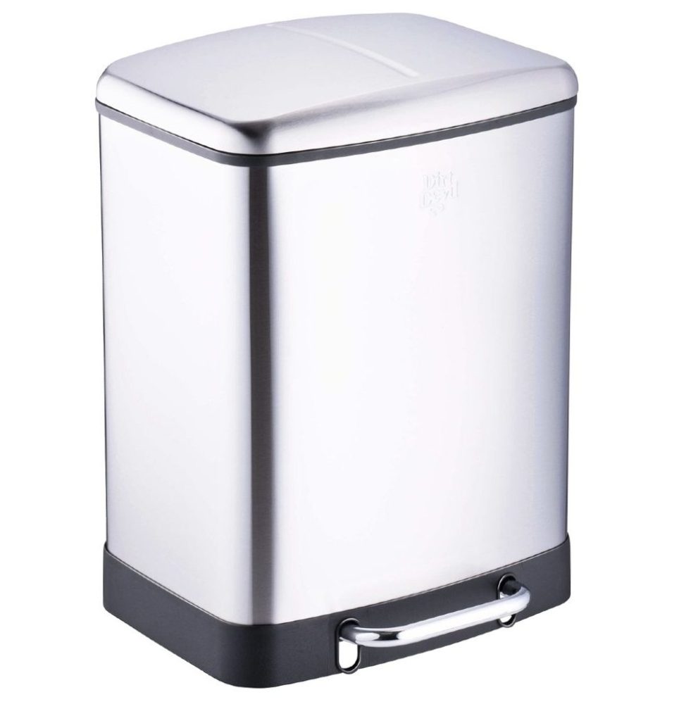Levně DIRT-DEVIL Odpadkový koš na tříděný odpad 2 x 12 l tiché zavírání ED-249502