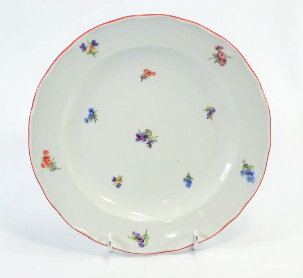 Levně talíř d24cm mělký RAK. HÁZENKA, čes.porcelán
