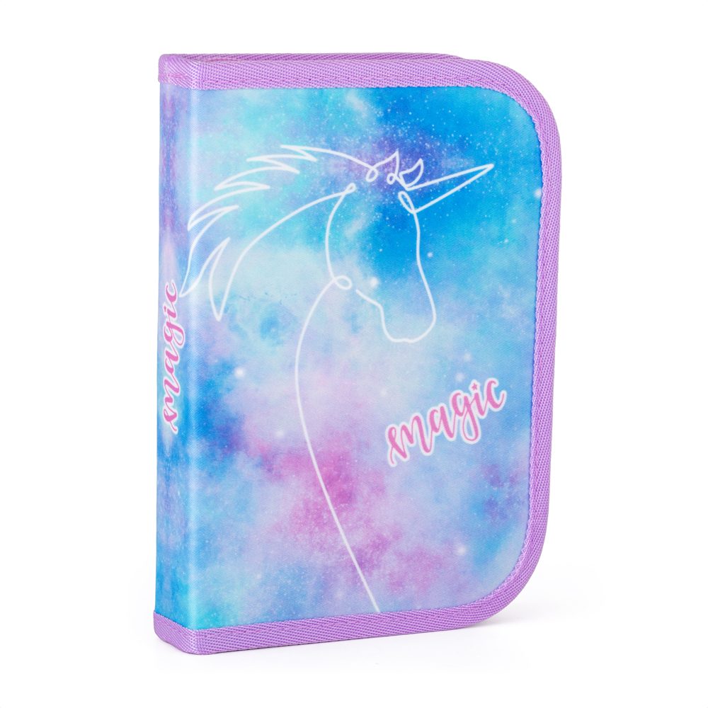 OXYBAG Penál 1 p. 2 chlopně, prázdný Unicorn