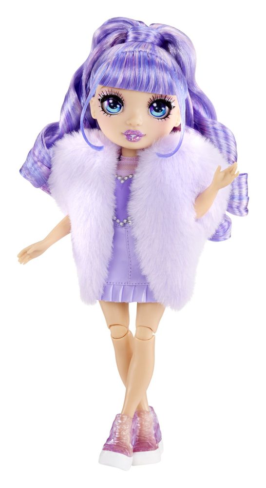 Levně Rainbow High Creative Crystals panenka - Violet Willow
