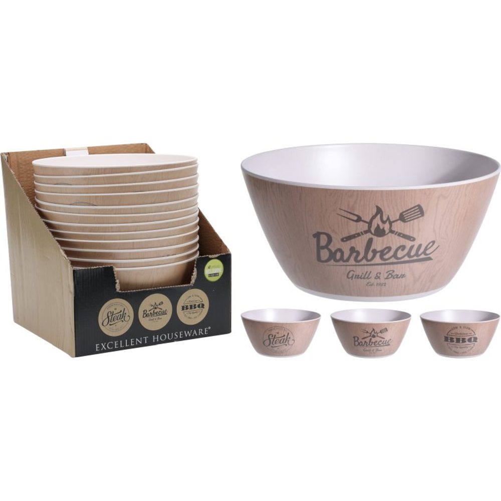 Levně EXCELLENT HOUSEWARE Miska servírovací 26 cm BBQ KO-177600230bbq