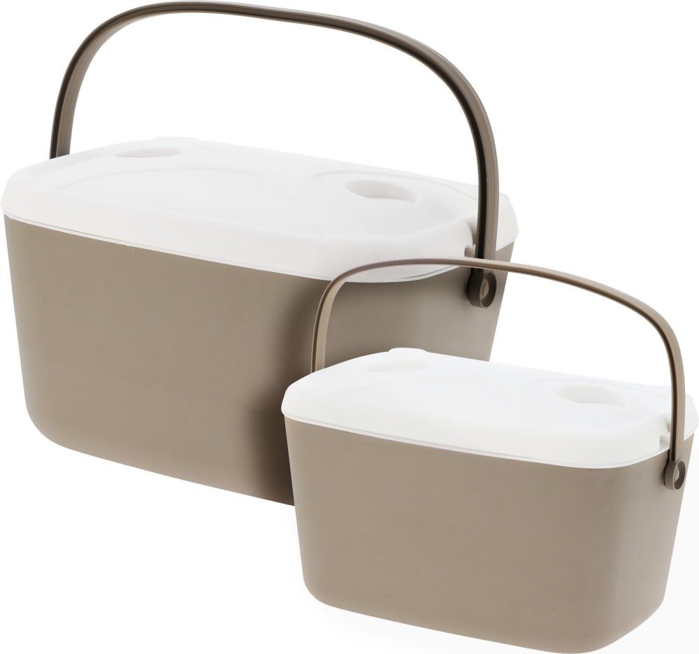 Levně PROGARDEN Chladící box sada 2 ks POLAR béžová KO-Y22000170