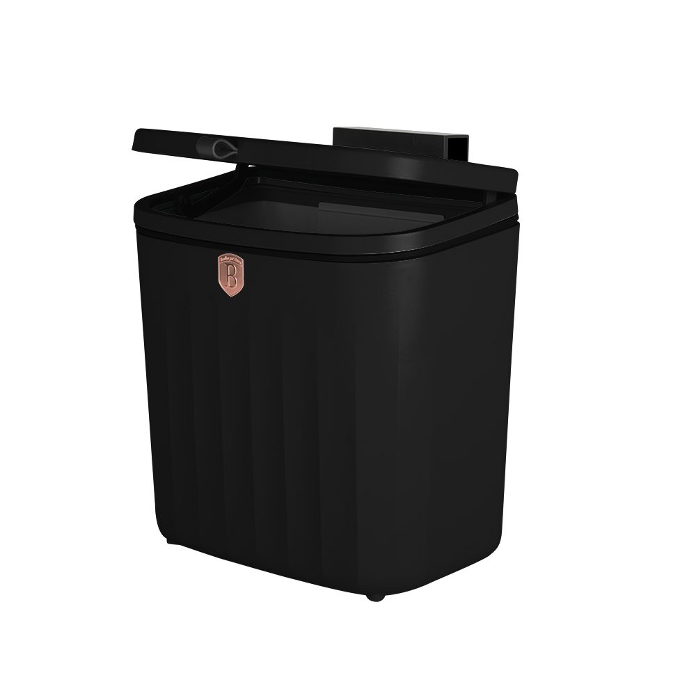 Levně BERLINGERHAUS Koš odpadkový plastový 7 l Black Rose Collection BH-8609