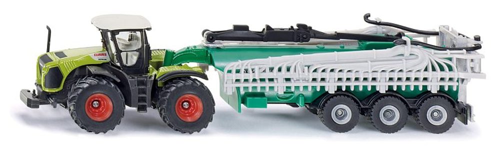 Levně SIKU Farmer - Traktor Claas Xerion s cisternou, 1:87
