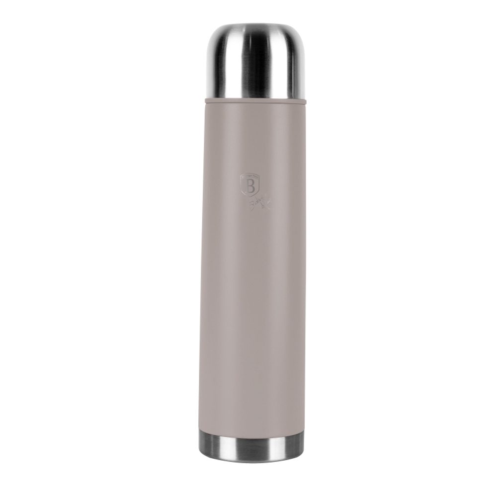 Levně BERLINGERHAUS Termoska nerez 1 l Taupe Black Collection BH-8728