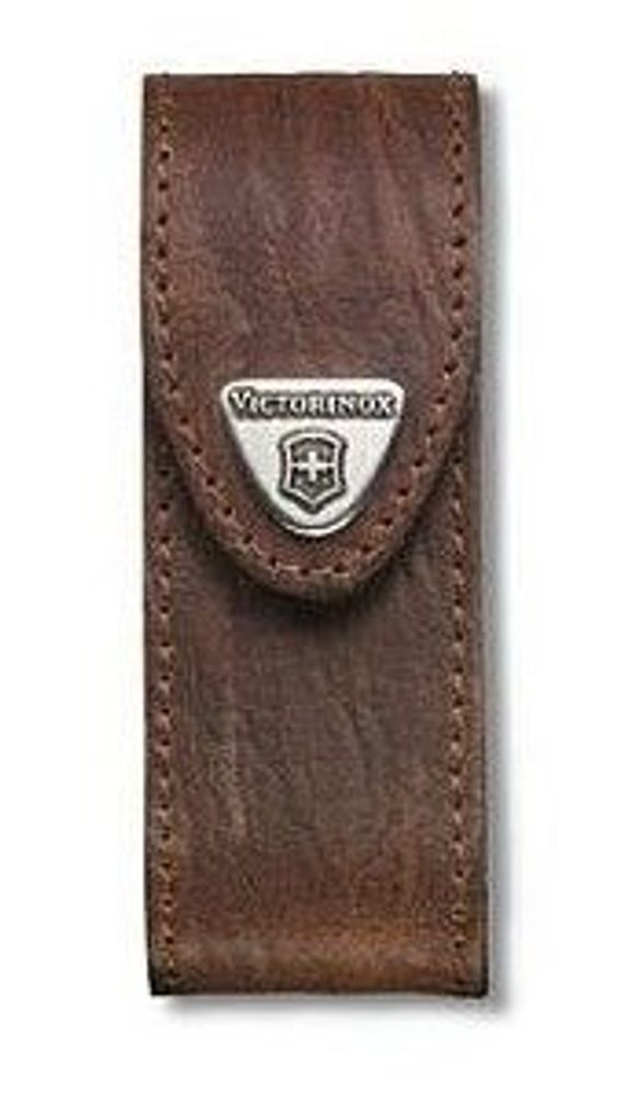 Levně pouzdro na nůž 91mm (do 4vrstev) Victorinox kožené hnědé 4.0543