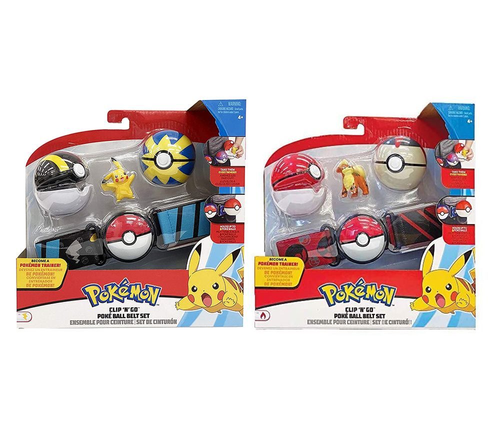 Levně Clip 'n' Go Poké Ball Belt Set
