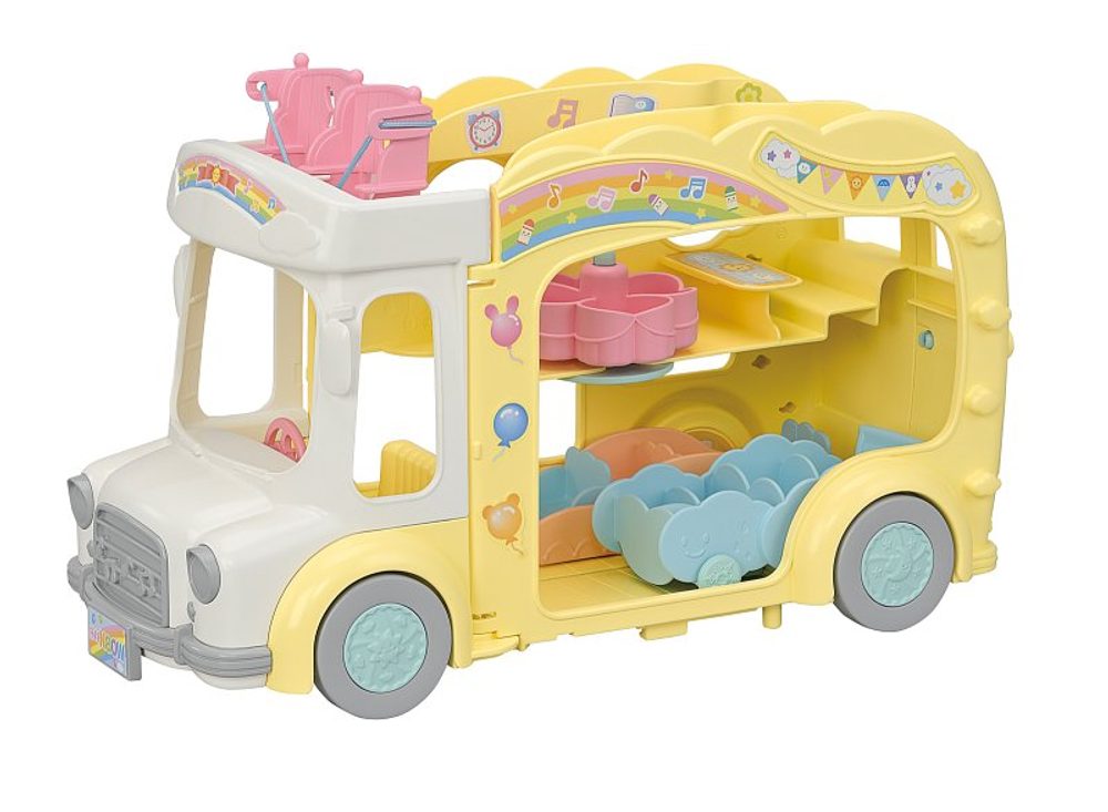 Levně Sylvanian family Duhový školkový autobus