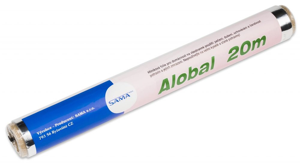 Levně Alobal 29cmx20m,SAMA,9um, ve fólii