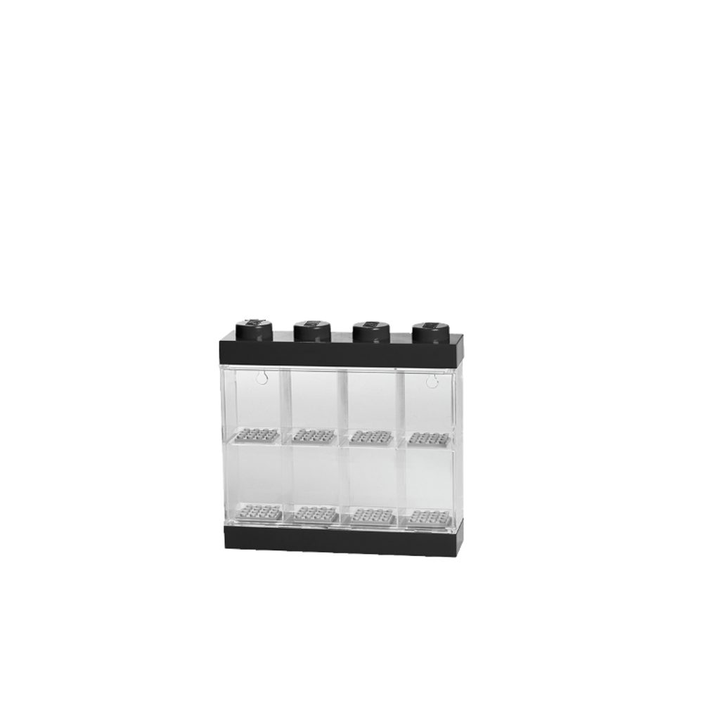 Levně LEGO sběratelská skříňka na 8 minifigurek - černá