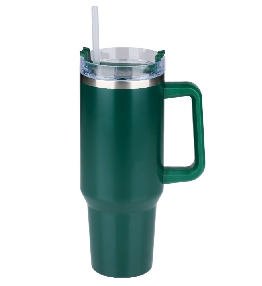 Levně ALPINA Termohrnek dvoustěnný z nerezové oceli 1,2 l zelená ED-227090zele
