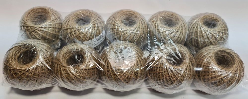 Levně motouz 100g JUTA, 67m, TEX500x3, CZ, přírodní