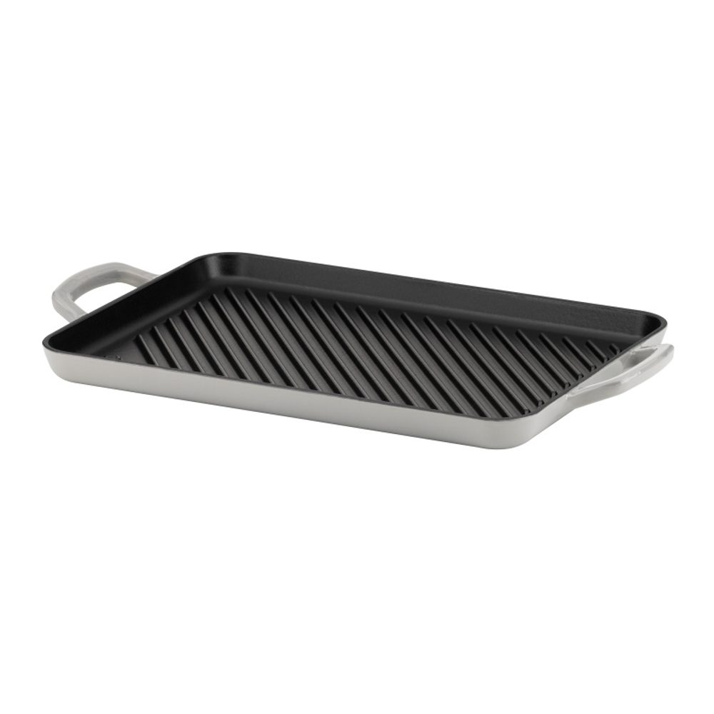 Levně KELA Grilovací deska litinová CALIDO 35x25cm šedá KL-12612