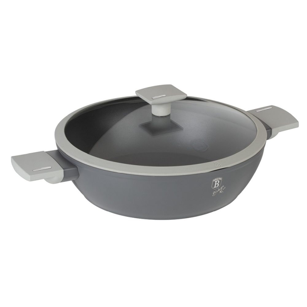 Levně BERLINGERHAUS Pekáč kulatý s poklicí s titanovým povrchem 28 cm Aspen Collection BH-7070