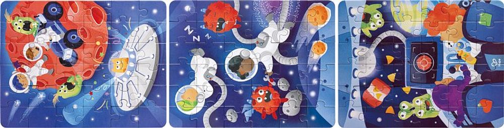 Levně Hape Mezigalaktické puzzle