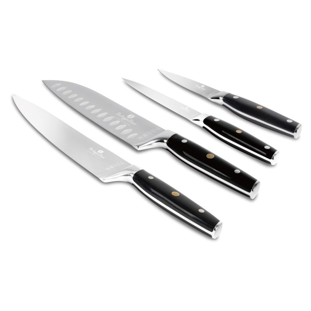 Levně BERLINGERHAUS Sada nožů nerez 4 ks Matte Black Collection BH-3135
