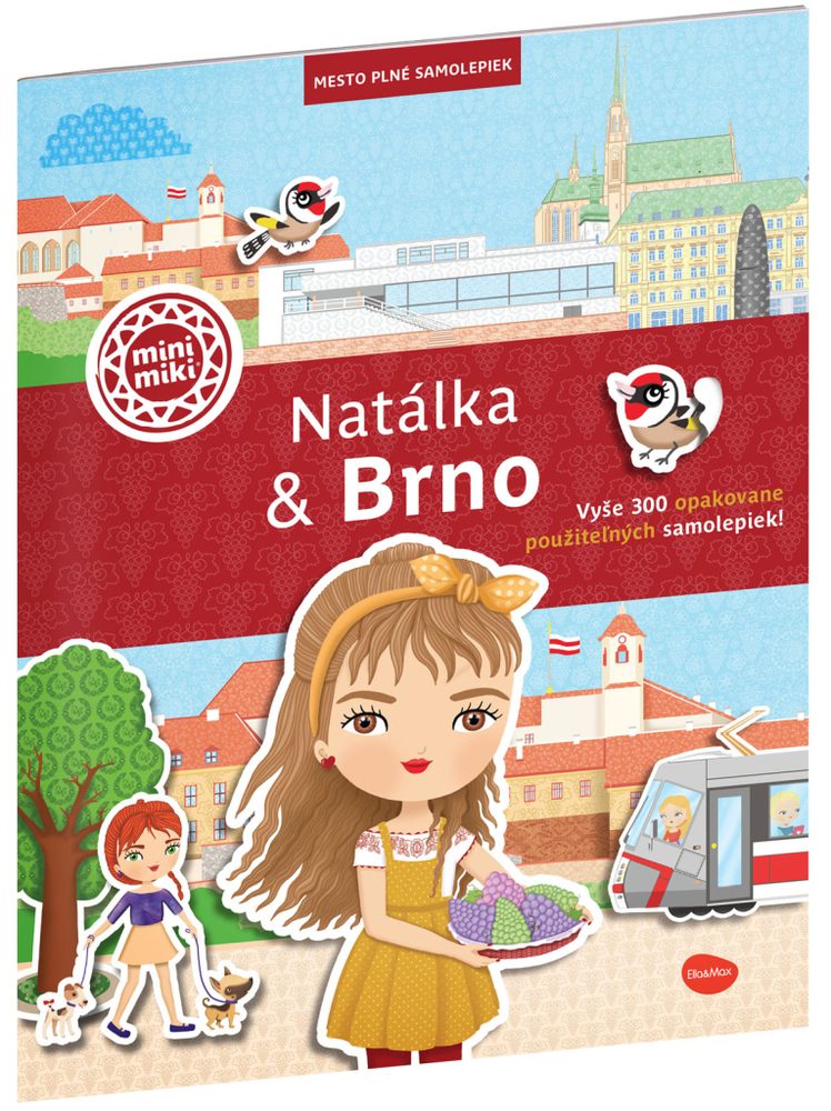 Levně Presco Group NATÁLKA & BRNO ─ Mesto plné samolepiek