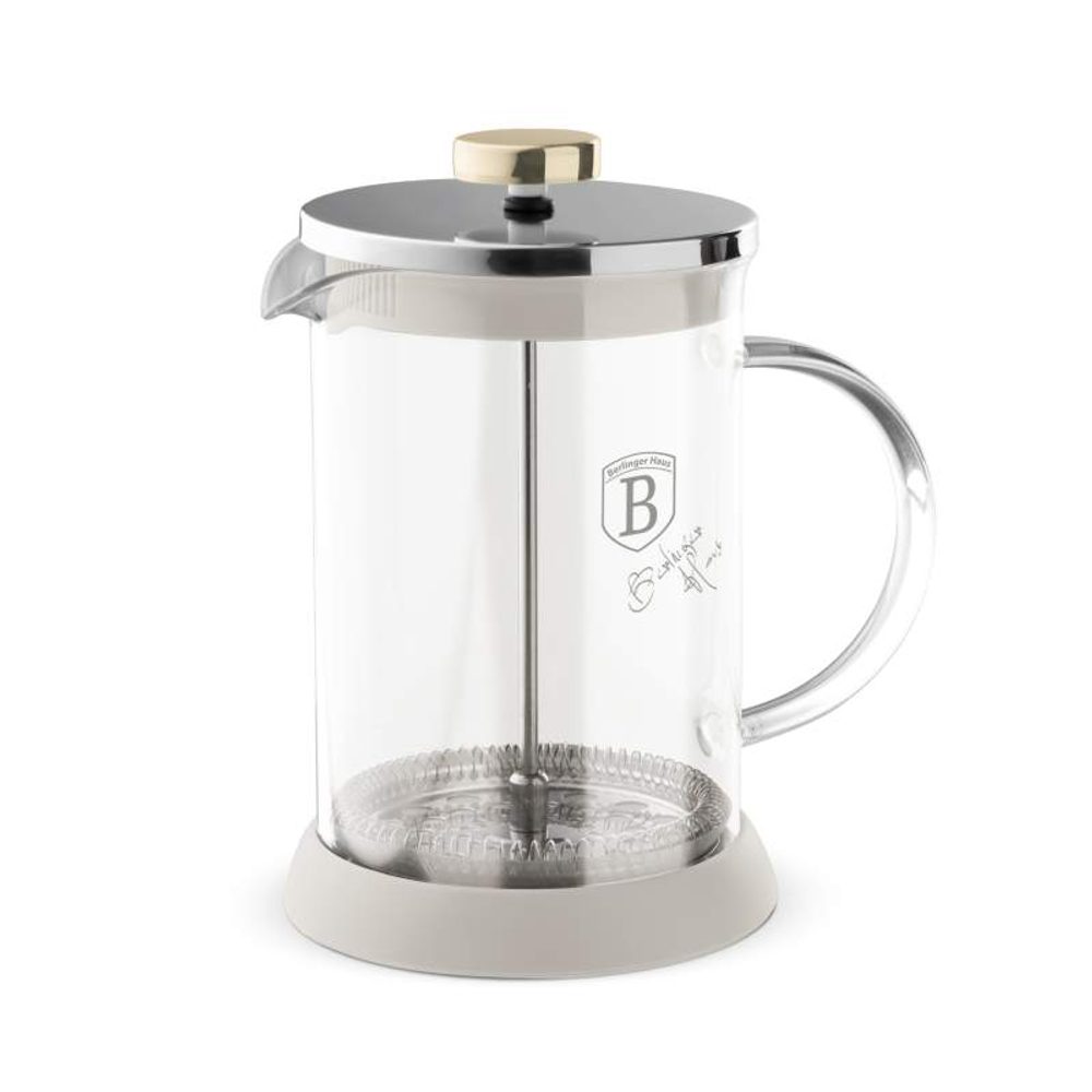 Levně BERLINGERHAUS Konvice na čaj a kávu French press 600 ml Sahara Collection BH-8586