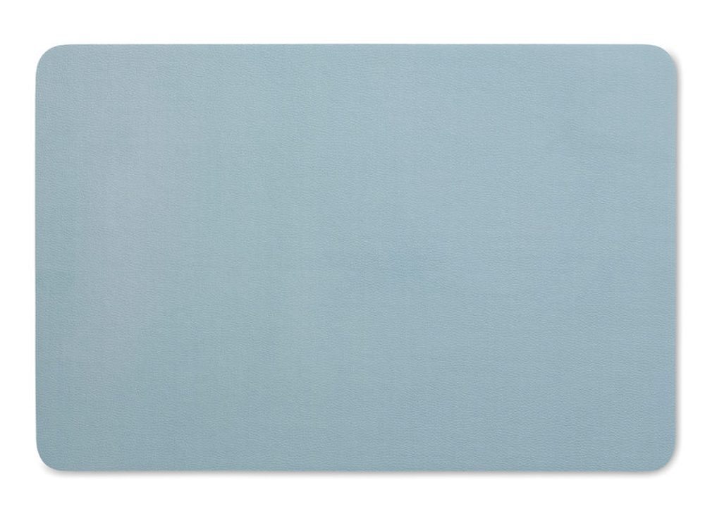 Levně KELA Prostírání KIMARA 45x30 cm imitace kůže světle modrá KL-12311