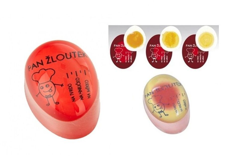 Levně minutník na vaření vajec-vajíčko zabarvovací