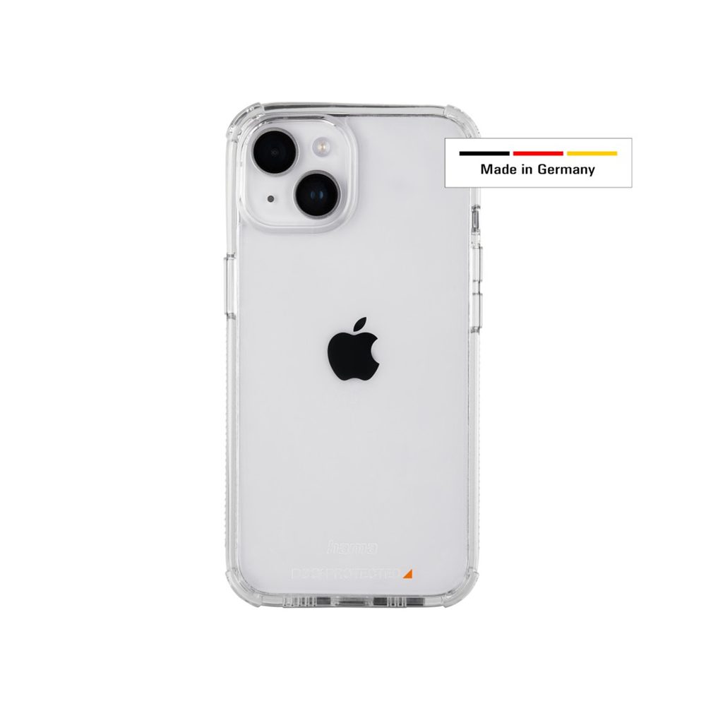 Hama Extreme Protect, kryt pro Apple iPhone 13, materiál D3O®, nežloutne, průhledný